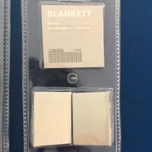 IKEA L-pulls drawer cabinet pulls brushed aluminum